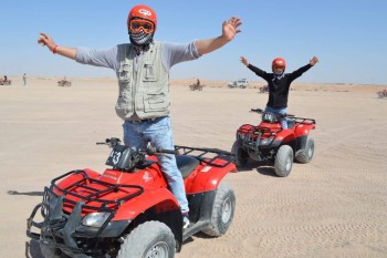 Quad Tour Hurghada - Vormittagstour mit Kamelritt